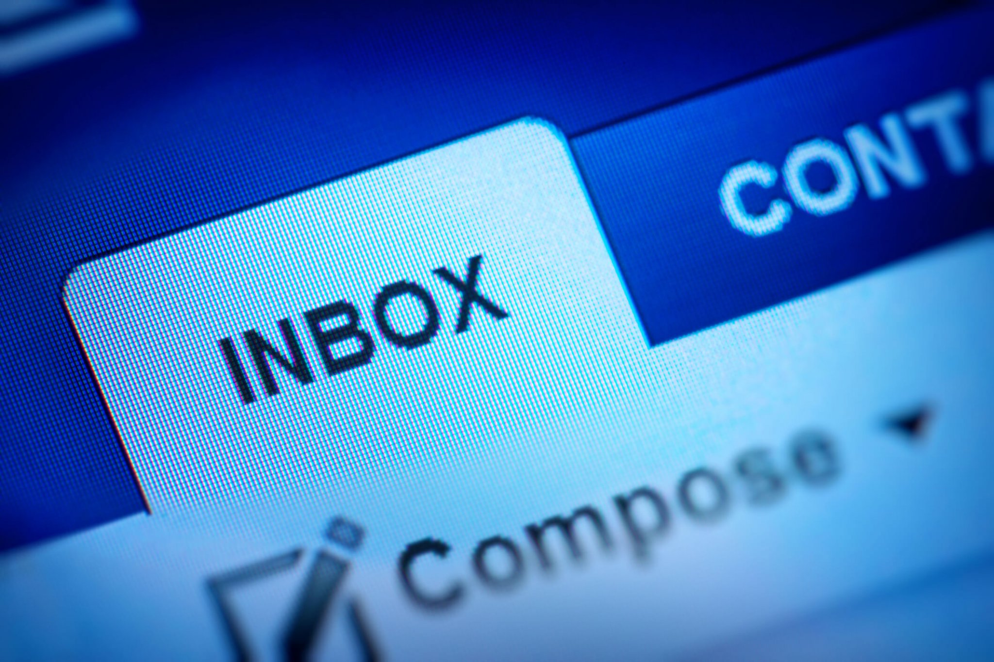 Screenshot in email open in a web browser