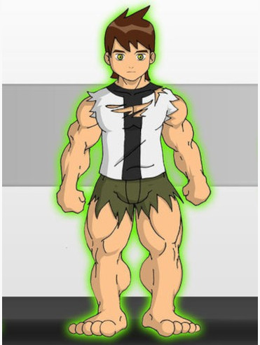 Very musular male animation